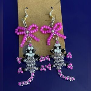 Handmade Possum Queen Earrings